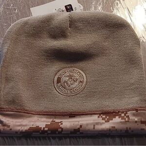 US Marine Corps Desert Camo Reversible Beanie Hat